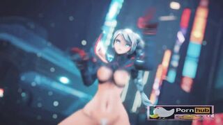 mmd r18 Gishinanki Weiss Schnee Senketsu outfit anal whore 3d hentai