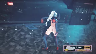 mmd r18 Gishinanki Weiss Schnee Senketsu outfit anal whore 3d hentai