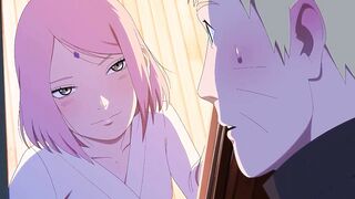 Naruto looks after lonely Sakura. A sweet secret