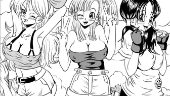 MAESTRO ROSHI SE FOLLA A BULMA Y A VIDEL | Dragon Ball Z | MangaH - Doujin