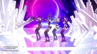 [MMD] (G)I-DLE - NXDE Sexy Kpop Dance 4K League Of Legends Ahri Akali Kaisa Evelynn Uncensored