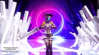 [MMD] (G)I-DLE - NXDE Sexy Kpop Dance 4K League Of Legends Ahri Akali Kaisa Evelynn Uncensored