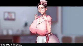 Taffy Tales [UberPie] took out a big toy from the ass of the pink waitress and inserted his dick