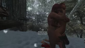 3d Skyrim guard fucks doggystyle and cums inside