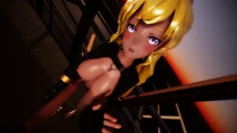 RWBY - Yang Standing HJ [4K HENTAI UNCENSORED MMD]