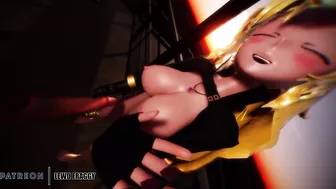 RWBY - Yang Standing HJ [4K HENTAI UNCENSORED MMD]