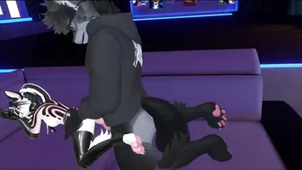 Wolf fucks her tight pussy in a public world/Furry sex/Furry ERP Vrchat