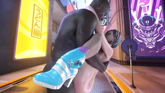 Fortnite Rox Big Butt Brazilian Fucked Outside BBC In Mega City