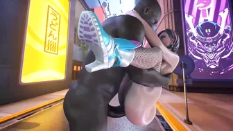 Fortnite Rox Big Butt Brazilian Fucked Outside BBC In Mega City