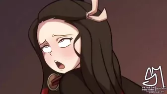 Nezuko's Breeding Night by SemiDraws (Hentai Anime)