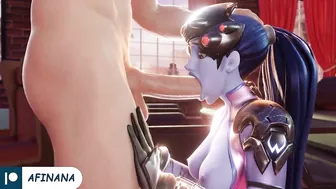 Widowmaker Hard Fuck with Huge Cock Until Cum