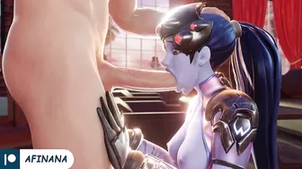 Widowmaker Hard Fuck with Huge Cock Until Cum