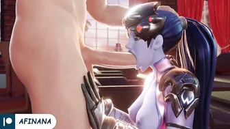 Widowmaker Hard Fuck with Huge Cock Until Cum