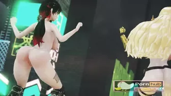 mmd r18 Step RWbY sexy slut ahegao babe Girls 3d hentai