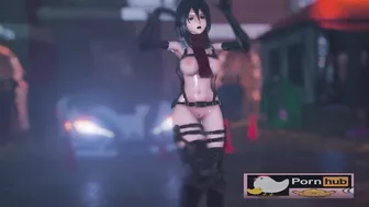 mmd r18 Bunny Style Tara Mikasa Ackerman 3d hentai