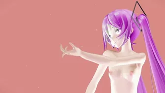 Hatsune Miku Hentai Undress Dance Vocaloid MMD 3D Blonde Hair Color Edit Smixix