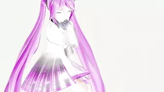 Hatsune Miku Hentai Undress Dance Vocaloid MMD 3D Blonde Hair Color Edit Smixix