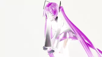 Hatsune Miku Hentai Undress Dance Vocaloid MMD 3D Blonde Hair Color Edit Smixix