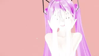 Hatsune Miku Hentai Undress Dance Vocaloid MMD 3D Blonde Hair Color Edit Smixix