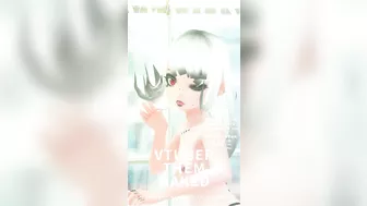 French vtuber poses for a magazine