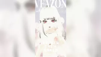 French vtuber poses for a magazine