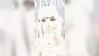 French vtuber poses for a magazine