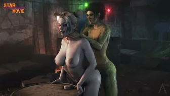 Futanari Pamela Isley Very Hard Fuck Harley Quinn DC Hentai