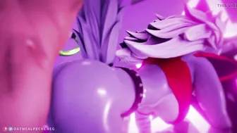 Roxy the Wolf from FNAF doing anal