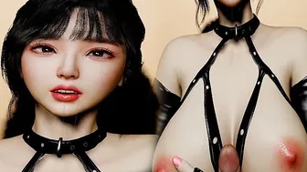 So pretty Korean girl..???? Fully rubbing against soft breasts(Paizuri)