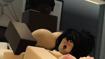 Roblox slut takes dick