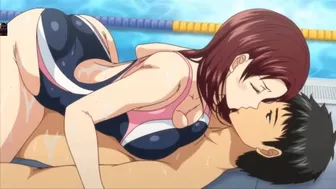 In pool my horny swimming teacher Big boobs and huge ass fuck hardcore big deal bick anime hentai