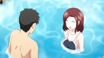 In pool my horny swimming teacher Big boobs and huge ass fuck hardcore big deal bick anime hentai