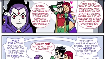 Teen Titans Emotobat Sickness Part 4 - Threesome Robin with Vin and Starfire