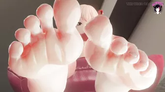 Footfetish Session - You Are Carpet For Her (3D Hentai)