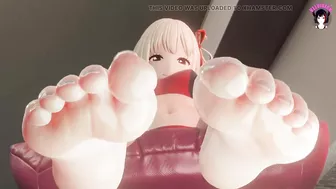 Footfetish Session - You Are Carpet For Her (3D Hentai)