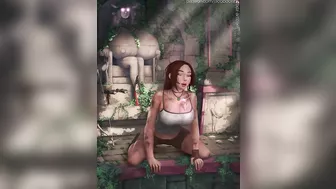 Lara Croft breast expansion