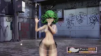 mmd r18 Bunny Style Tatsumaki sexy bitch princess cum swallow for the king goblin 3d hentai