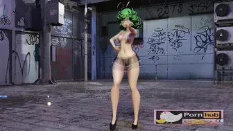 mmd r18 Bunny Style Tatsumaki sexy bitch princess cum swallow for the king goblin 3d hentai