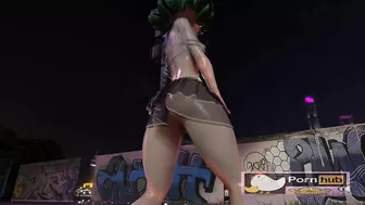 mmd r18 Bunny Style Tatsumaki Full sex dance 3d hentai fuck public milf cum swallow princess