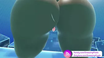 Sneezing Pixels twerking her thicc ass all in your face