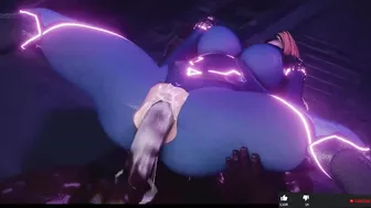 Samus penetrated by beast