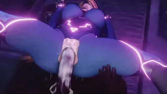 Samus penetrated by beast