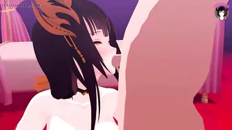 Hard Fucking To Music With Beauty + Ahegao (3D HENTAI)