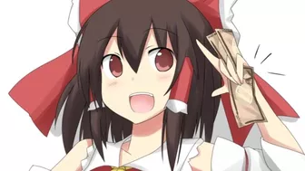 Teaser Reimu Hakurei accepts your donation (Hentai Joi)