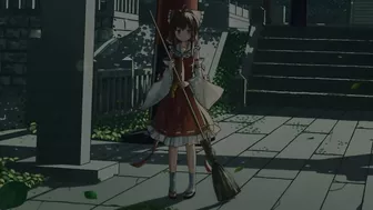 Teaser Reimu Hakurei accepts your donation (Hentai Joi)