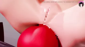 Teen Plays With Huge Anal Toy (3D HENTAI)