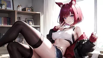 4K AI Hentai Arts #24 — Neko Girl