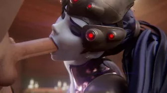 Overwatch Widowmaker face fuck - (Fpsblyck)