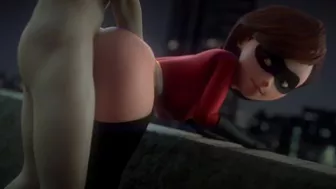 Helen Parr huge ass doggystyle anal sex - Incredibles (FpsBlyck)