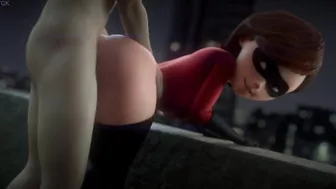 Helen Parr huge ass doggystyle anal sex - Incredibles (FpsBlyck)